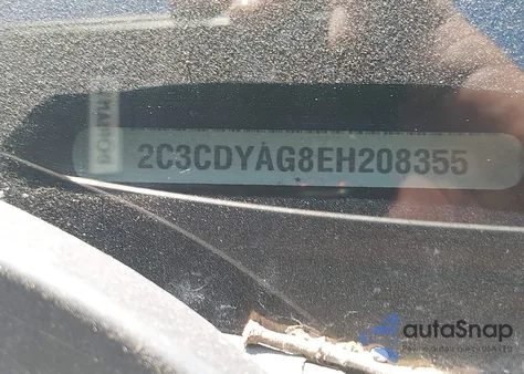 2014 Dodge Challenger Sxt z USA, uszkodzony, nr VIN 2C3CDYAG8EH208355